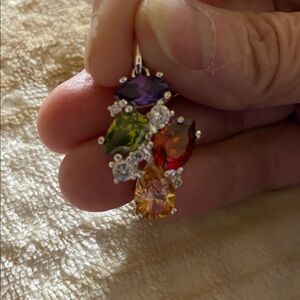 NVC Multicolor Gemstone Pendant VIBRANT COLORS GORGEOUS PENDANT